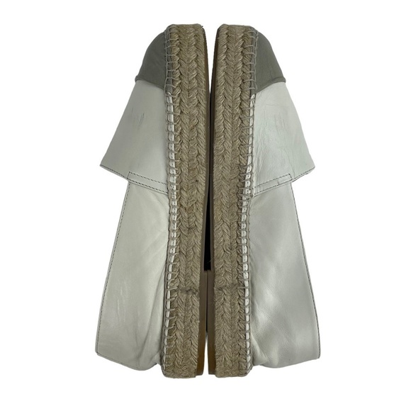 ANTHROPOLOGIE MINT & ROSE PORTOFINO LEATHER JUTE WRAP ESPADRILLE PLATFORMS - Picture 8 of 16